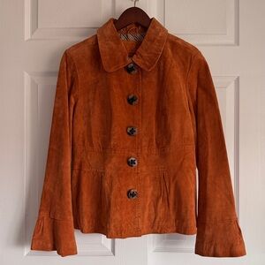 VTG Live A Little Suede Leather Jacket